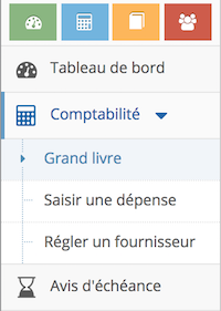Pour accéder au grand livre en comptabilité immobilière