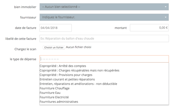 immobilier type de dépenses fiscales