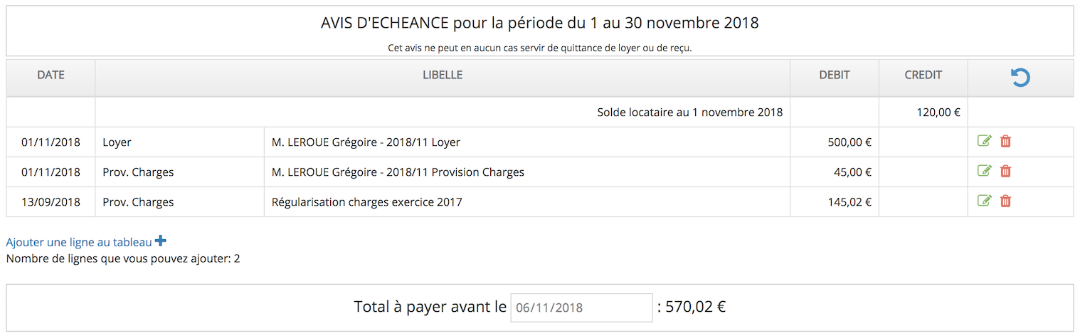 régularisation des charges locatives sans donner le détail du calcul
